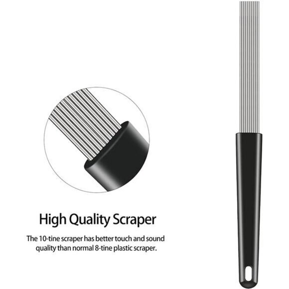 Guiro Scraper Latin Percussion Comb-Style Scraper 10 Tine Professional Scraper - Picture 4 of 6